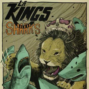 LA Kings vs San Jose Sharks 2018 Hockey Sports Print Poster Wall Art 11x17